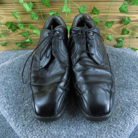 Nike Men's Golf Zoom‎ Air Sneaker Black Leather Size 12M Gently Used 2025 - Picture 2 of 7